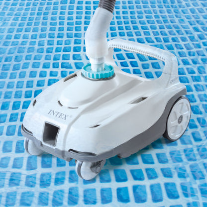 Intex ZX100 Auto Pressure Side Pool Cleaner with Krystal Clear Saltwater System