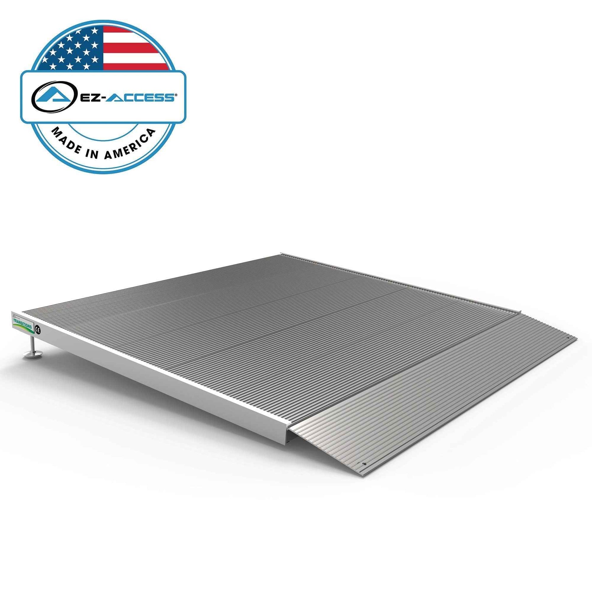 EZ-ACCESS TRANSITIONS 36” Portable Self Supporting Aluminum Angled Entry Ramp