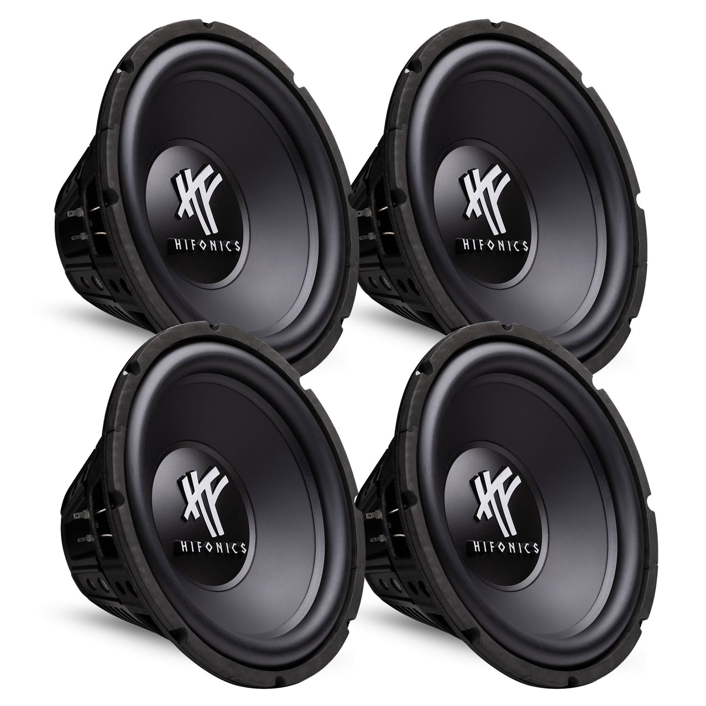 4) HIFONICS HFX12D4  12" 2400W Car Audio DVC Subwoofers Power Bass Subwoofers - Find Fresh Goods
