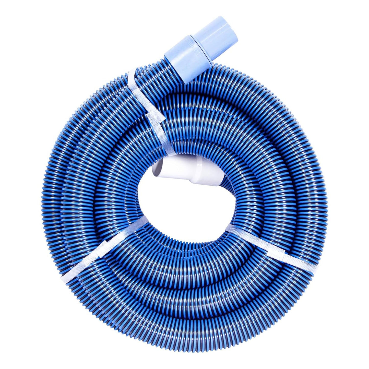 Swimline HydroTools 50’ Premium Spiral Wound Pool Vacuum Hose with Swivel Cuff