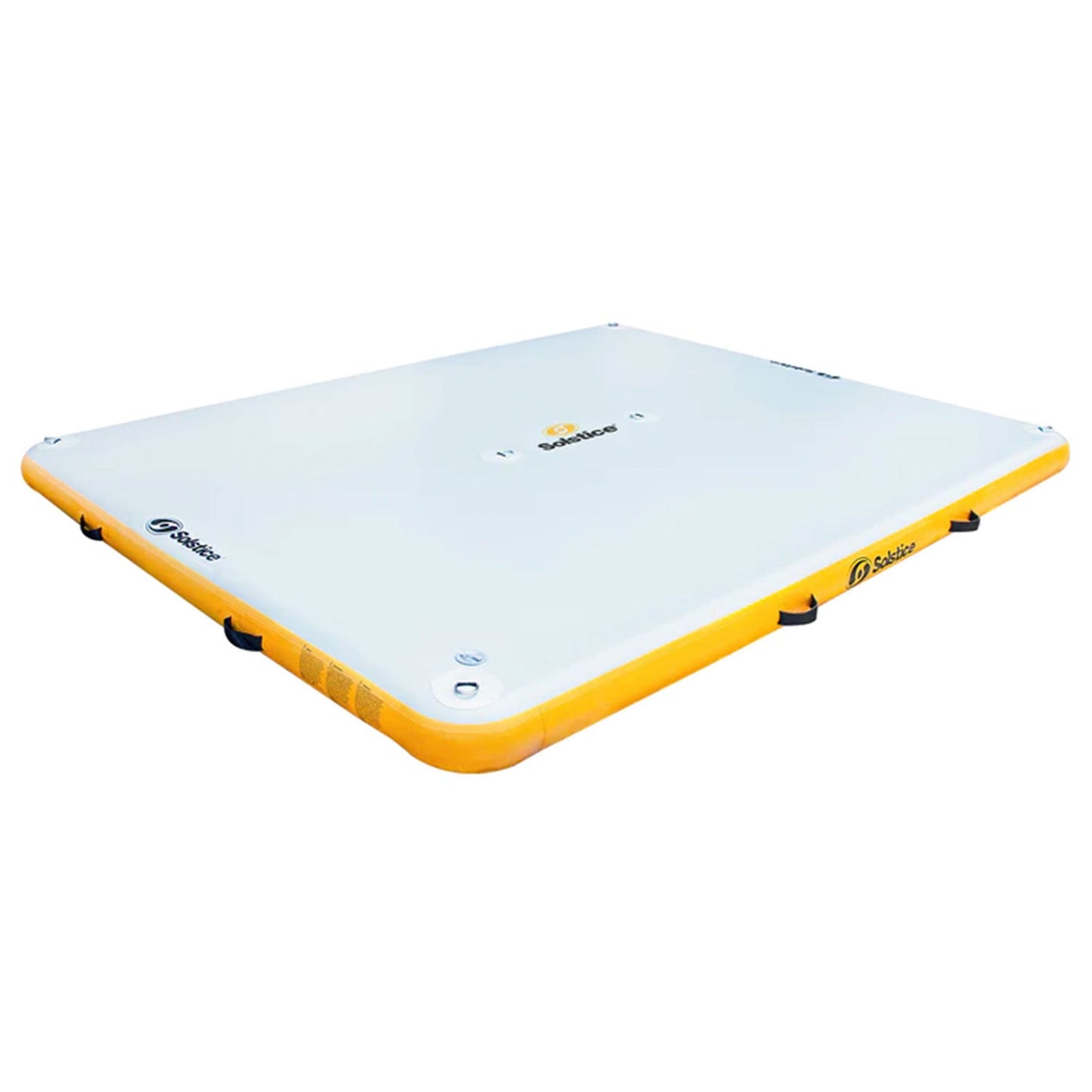 Solstice 10' x 10' Inflatable Floating Dock Rafting Platform with Pump and Bag - Find Fresh Goods
