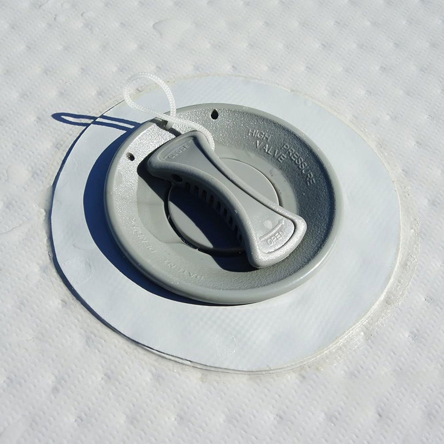 Solstice 10' x 10' Inflatable Floating Dock Rafting Platform with Pump and Bag - Find Fresh Goods