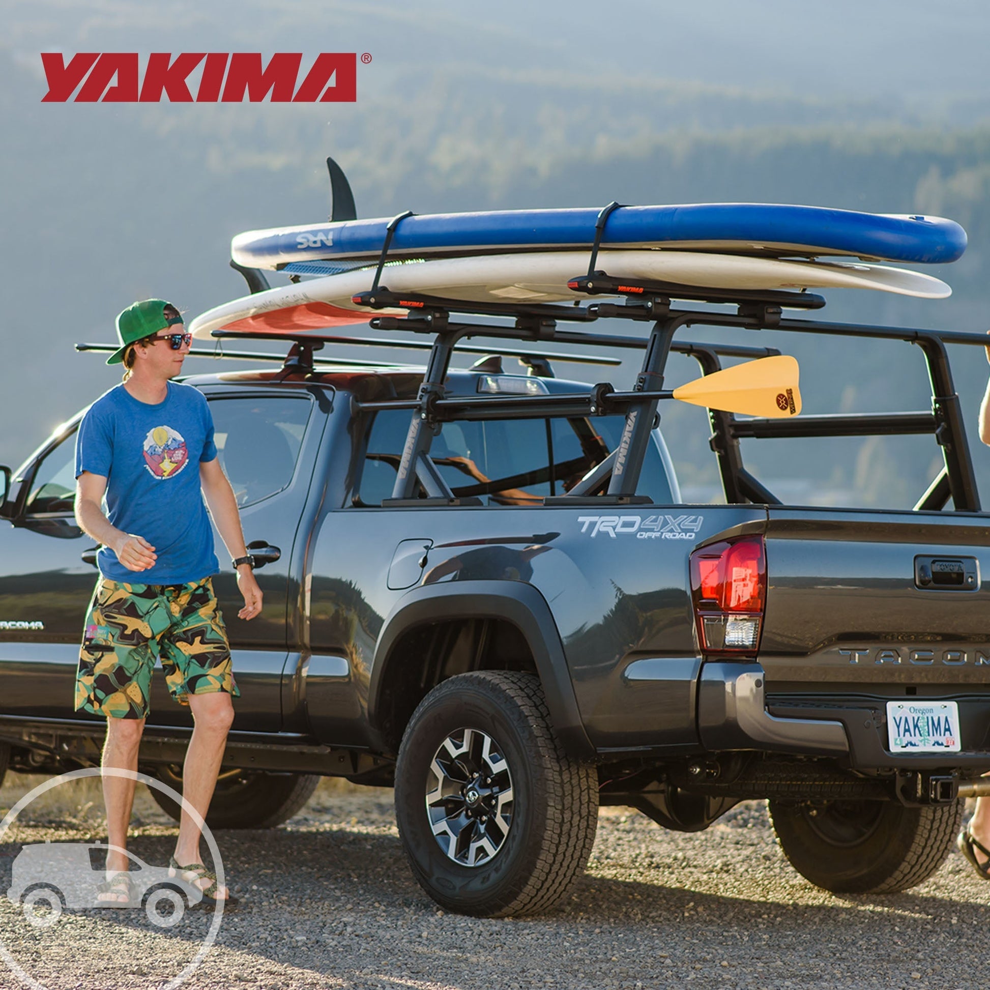 Yakima 68 Inch Heavy Duty Crossbars w/Rubber Infill, Works w/StreamLine Towers - Find Fresh Goods