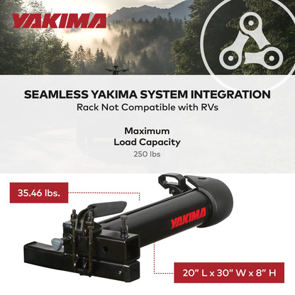 Yakima BackSwing Hitch Rack Swing Away Adapter, Compatible w/HoldUp EVO, Black - Find Fresh Goods