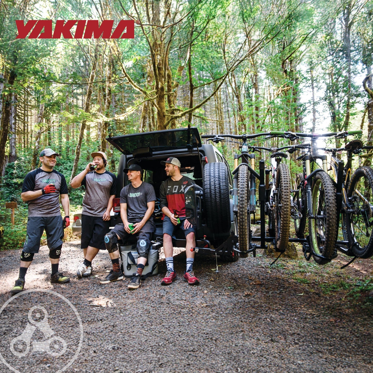 Yakima BackSwing Hitch Rack Swing Away Adapter, Compatible w/HoldUp EVO, Black - Find Fresh Goods
