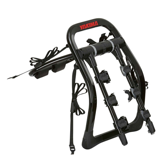 Yakima FullBack 3 Bike Capacity Car Trunk Bike Strap Rack with ZipStrips, Black