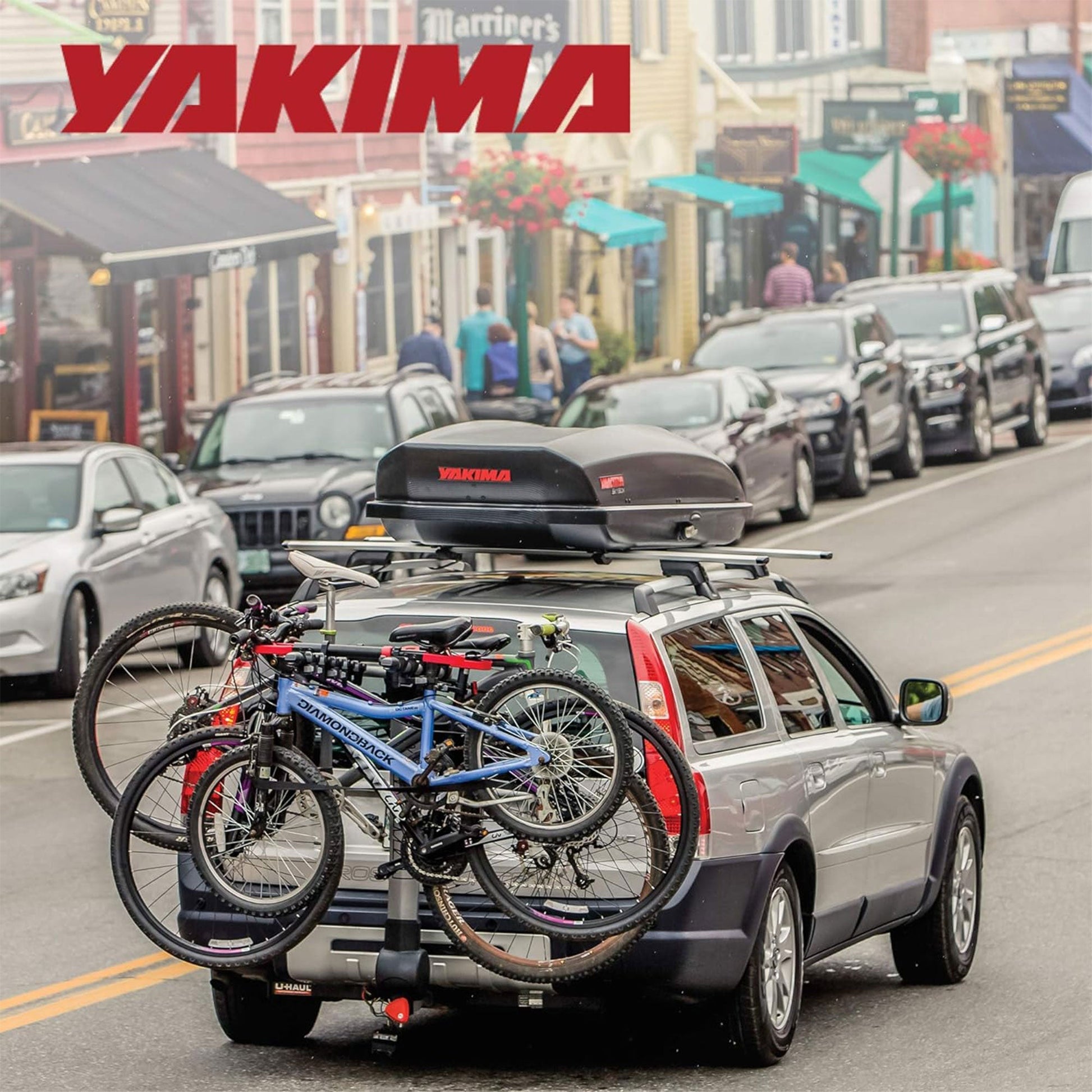 Yakima RidgeBack Tilt Away Hitch Bike Rack Holds 5 Bikes for Cars, SUVs, Trucks - Find Fresh Goods
