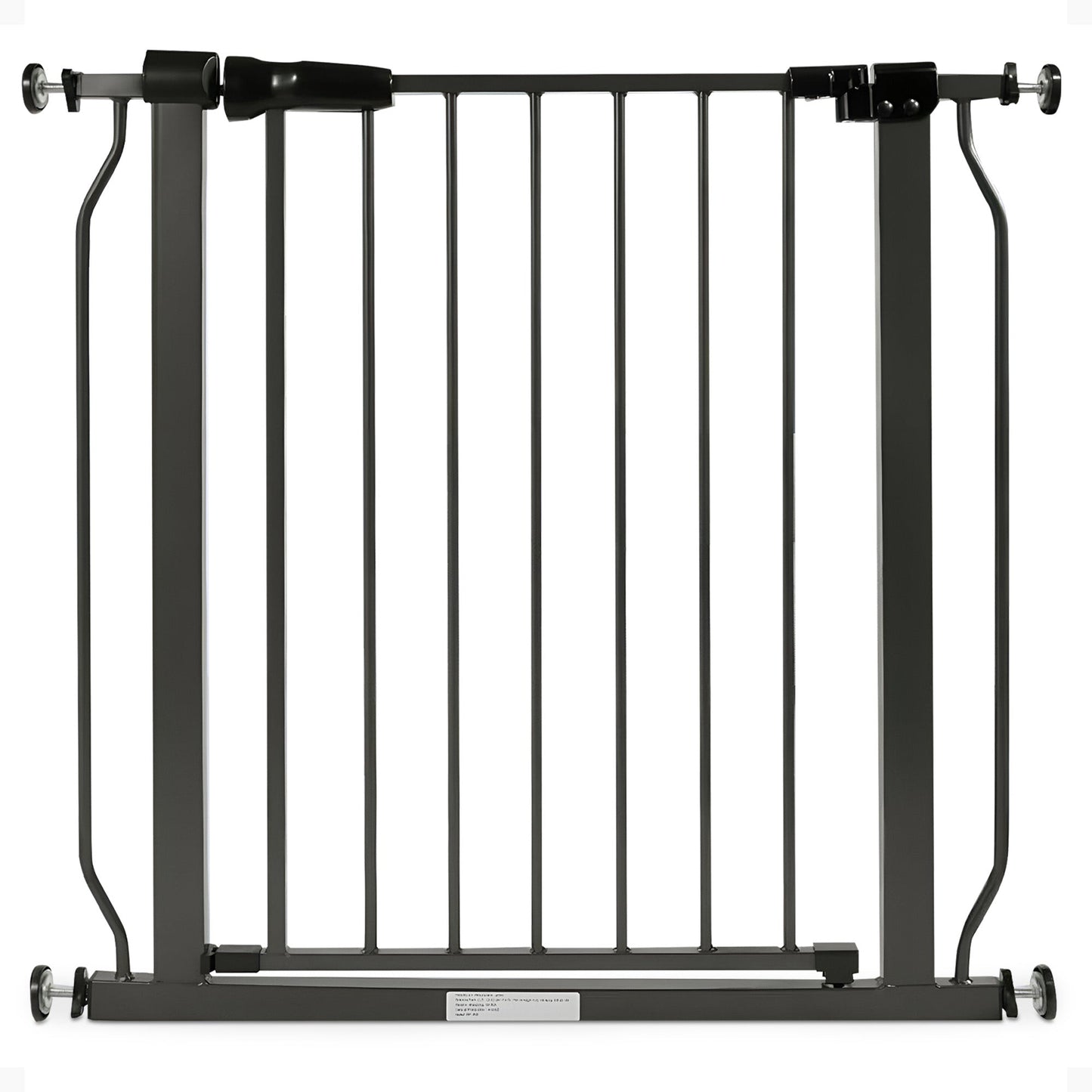 BalanceFrom Walk-Thru Safety Gate for Baby and Pets, 29.1-33.8"W, 30"H, Graphite