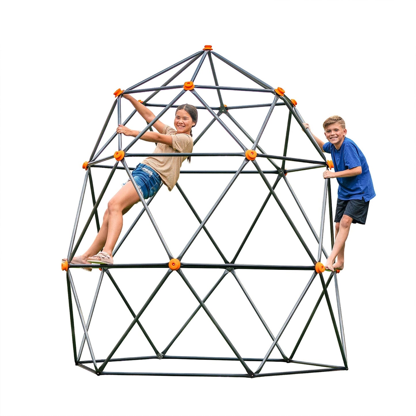 gobaplay SummitPro Climbing Dome, 7.5ft Climber with Rock Climbing Hand Grips