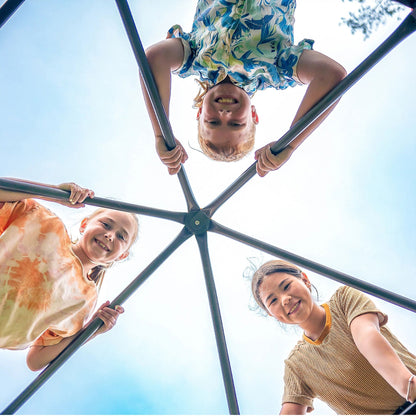 gobaplay SummitPro Climbing Dome, 7.5ft Climber with Rock Climbing Hand Grips