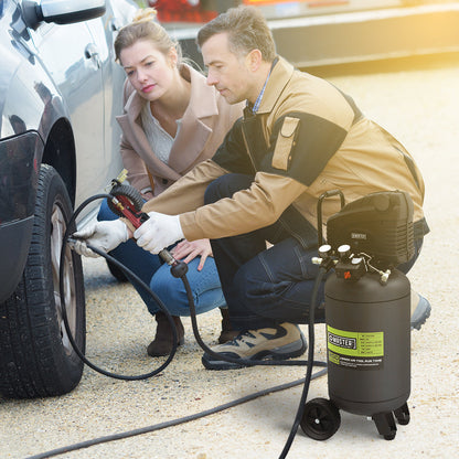 MAT INDUSTRIES LLC Portable Heavy Duty 15 Gallon Air Compressor, Green