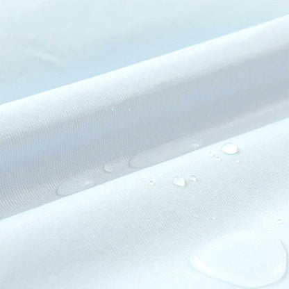 Sleepgram Breathable Sweat Proof Cotton Cover Mattress Protector, King, White