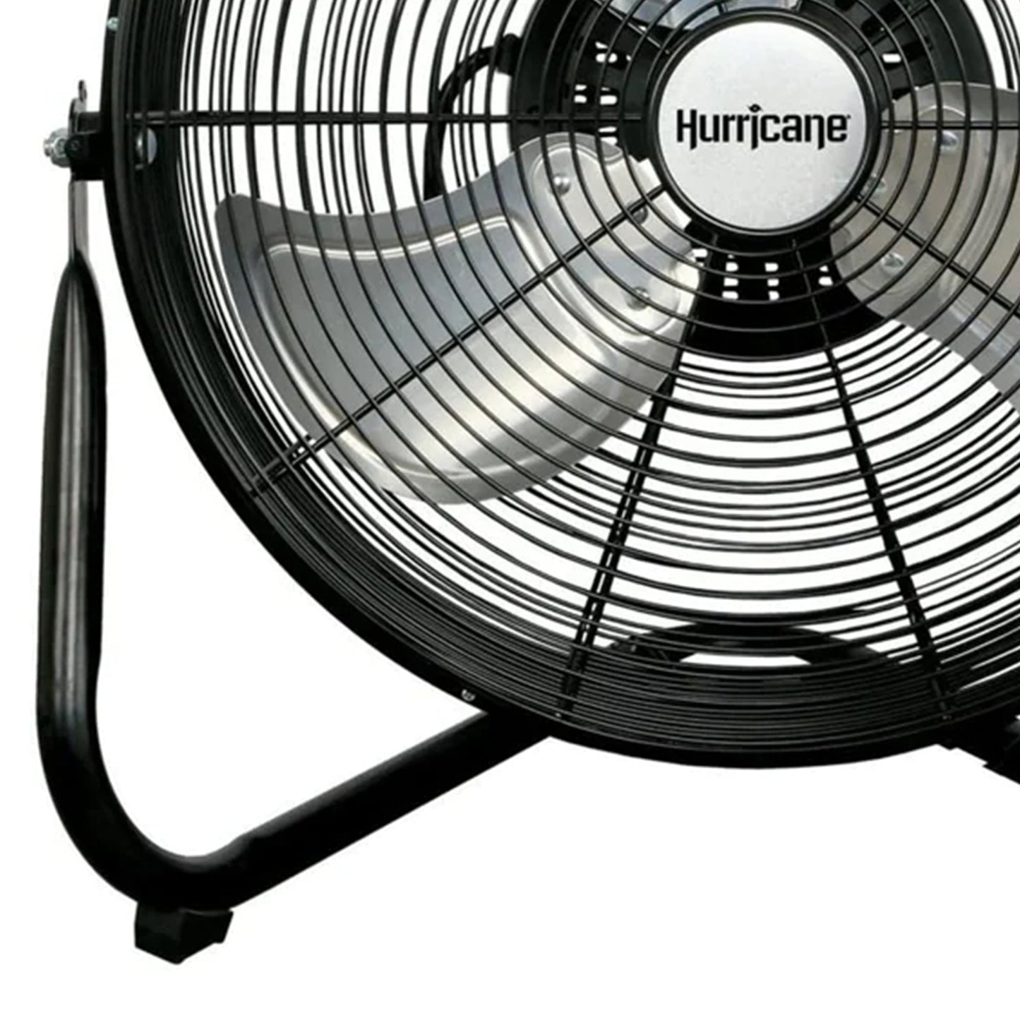 Hurricane Pro Series 16" High Velocity Heavy Duty Metal Orbital Floor Fan, Black