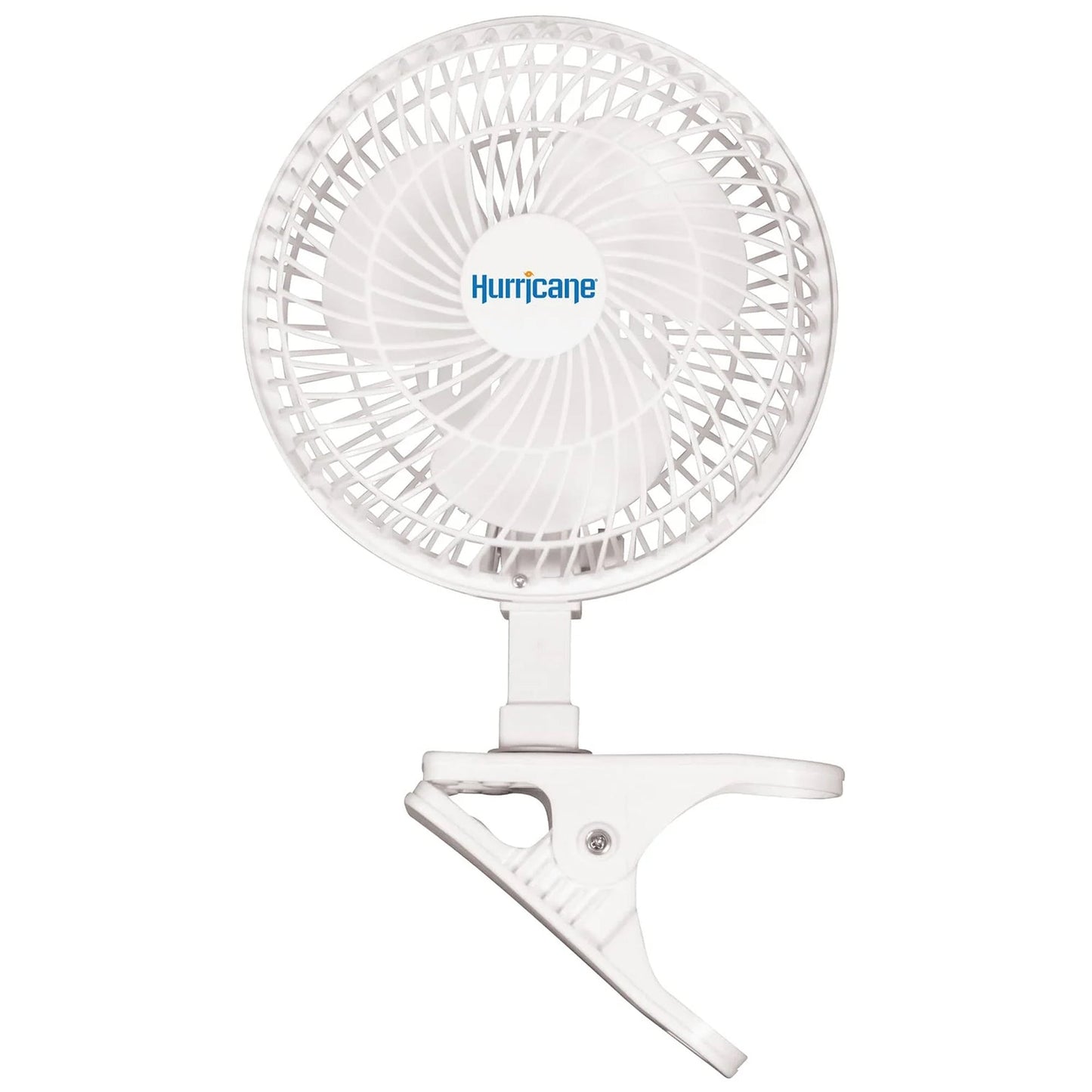 Hurricane Classic 6" Mini Clip On Fan for Desks & Night Stands, White (2 Pack)