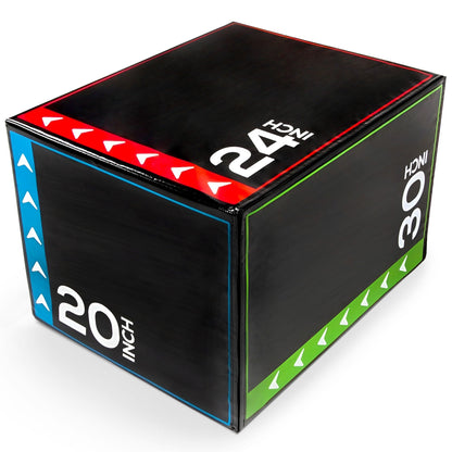 BalanceFrom Fitness 16 Pound Versatile 3 in 1 Plyometric Jumping Exercise Box