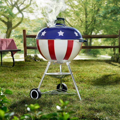 Weber 22" Star Spangled Charcoal Kettle Grill