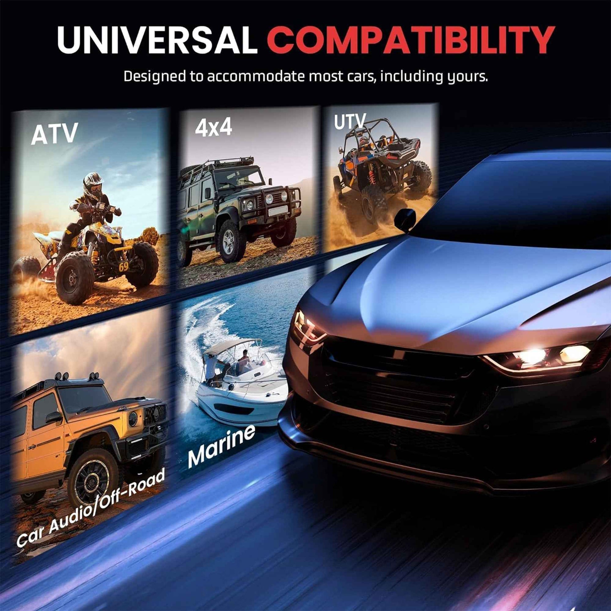 Pyle 2 Way Universal Car Stereo Speakers with OEM Quick Replacement Component