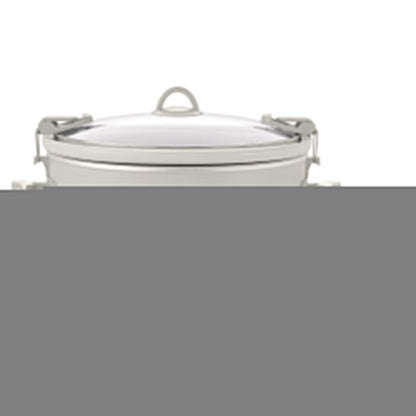 Crock-Pot 7 Quart Cook and Carry Slow Cooker w/ Touch Control and Lid, Mushroom
