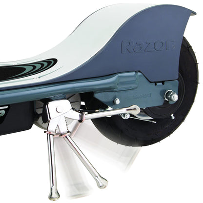 Razor E300S Seated Electric Scooter for Kids, Pneumatic Tires, Seat, Matte Grey