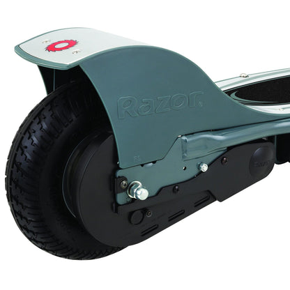 Razor E300S Seated Electric Scooter for Kids, Pneumatic Tires, Seat, Matte Grey