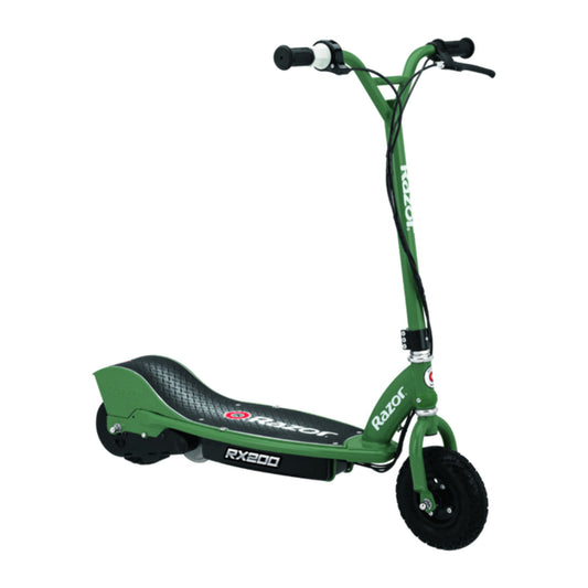 Razor RX200 Electric Off Road Kids Scooter, Rear Wheel Drive, Disc Brakes, Green