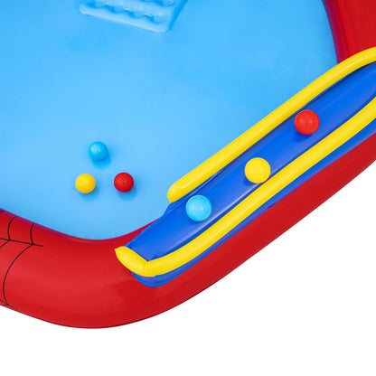 Marvel Spider-Man Inflatable Kids Outdoor Water Play Center and Water Slide