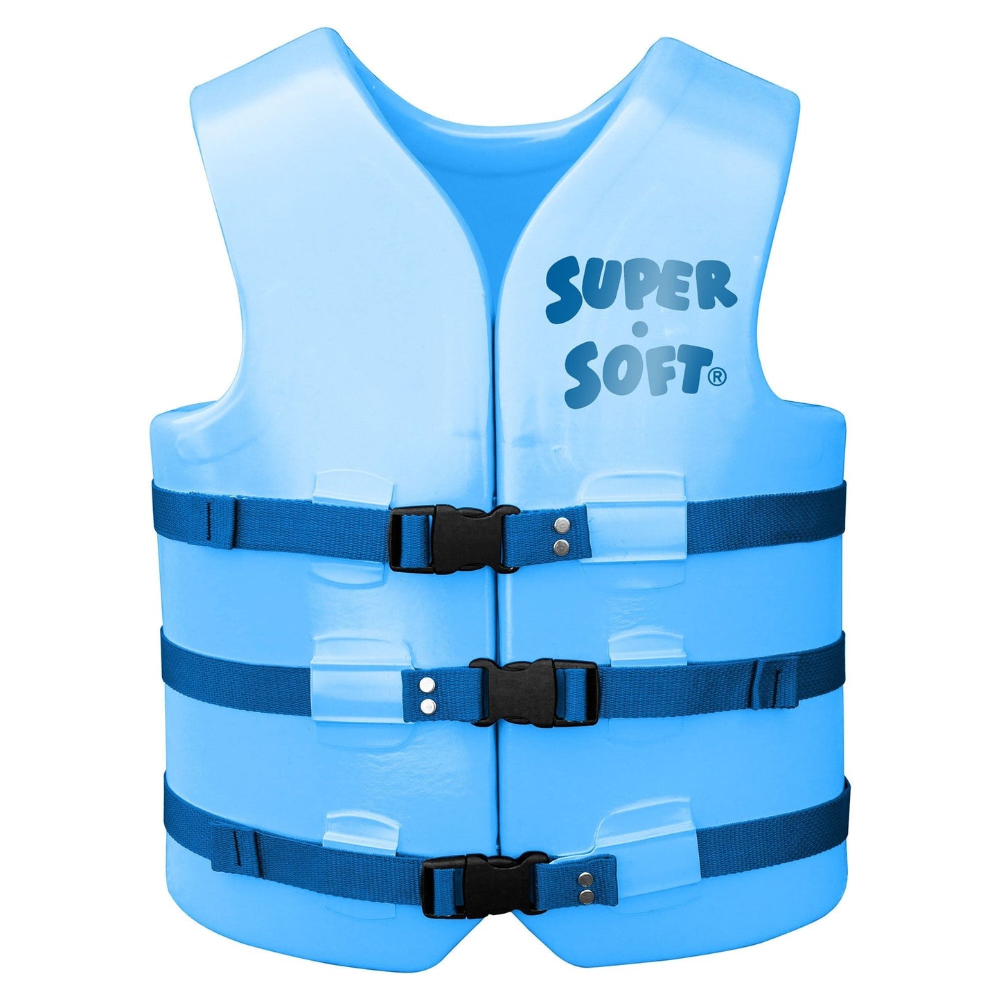TRC Recreation Super Soft XXL Life Jacket Vinyl Coated Foam Swim Vest, Blue