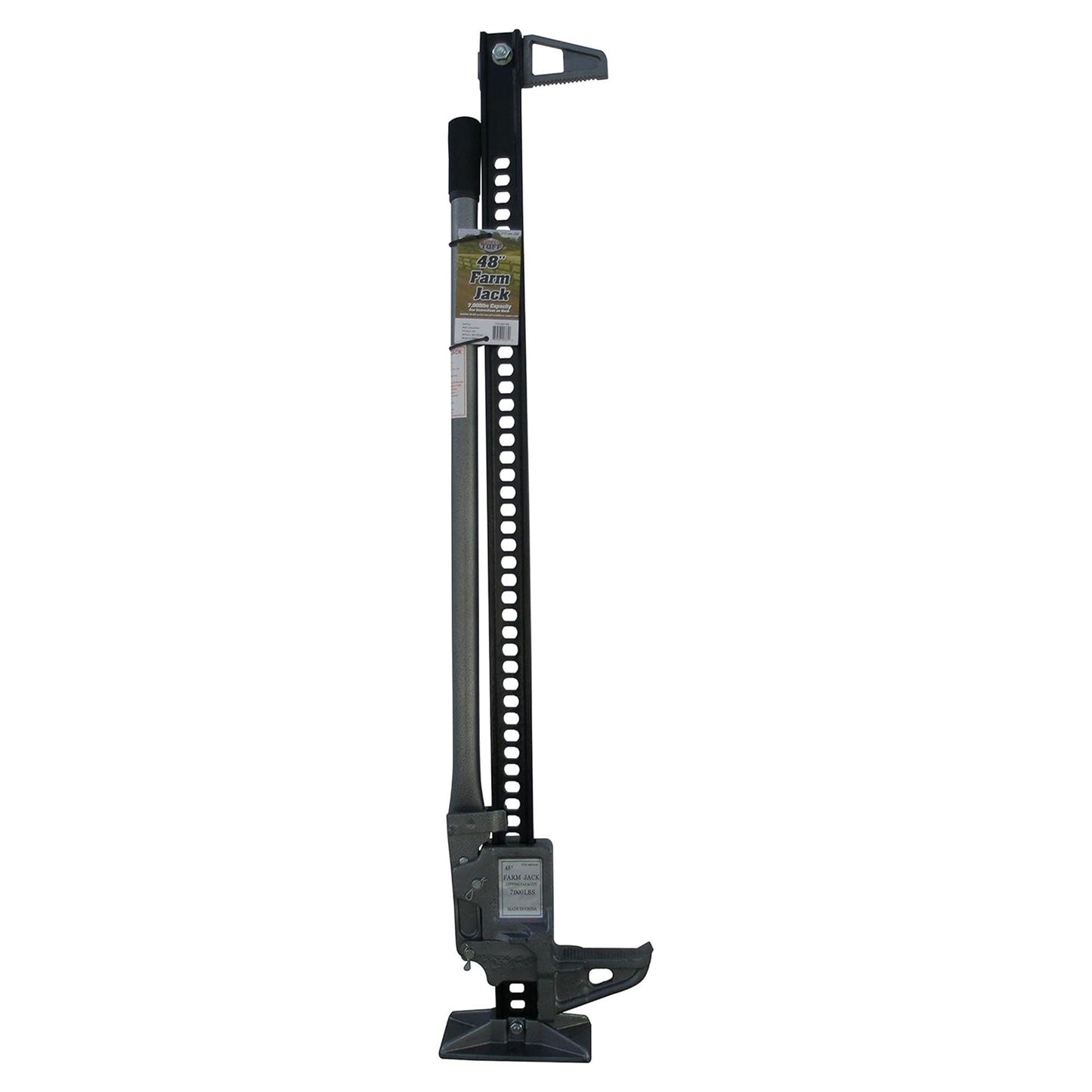 Timber Tuff 48 Inch Standard Base Farm Jack with 7000 Pound Weight Capacity - Find Fresh Goods