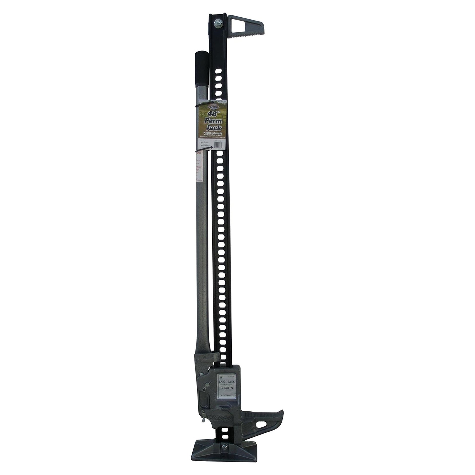 Timber Tuff 48 Inch Standard Base Farm Jack with 7000 Pound Weight Capacity - Find Fresh Goods