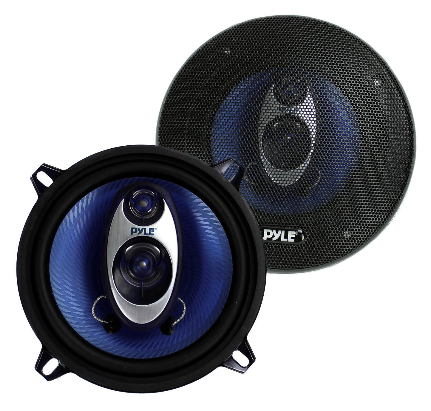 PYLE PL53BL 5.25" 400W 3-Way Car Audio Triaxial Speakers Stereo TWO PAIRS - Find Fresh Goods
