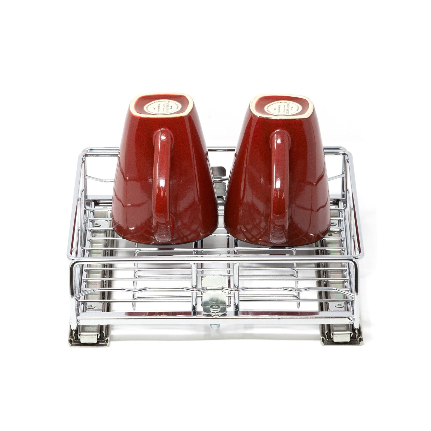 Origami 2SD-10 Kitchen Sliding Pullout Cabinet Storage Organizer, Silver, 2 Pack