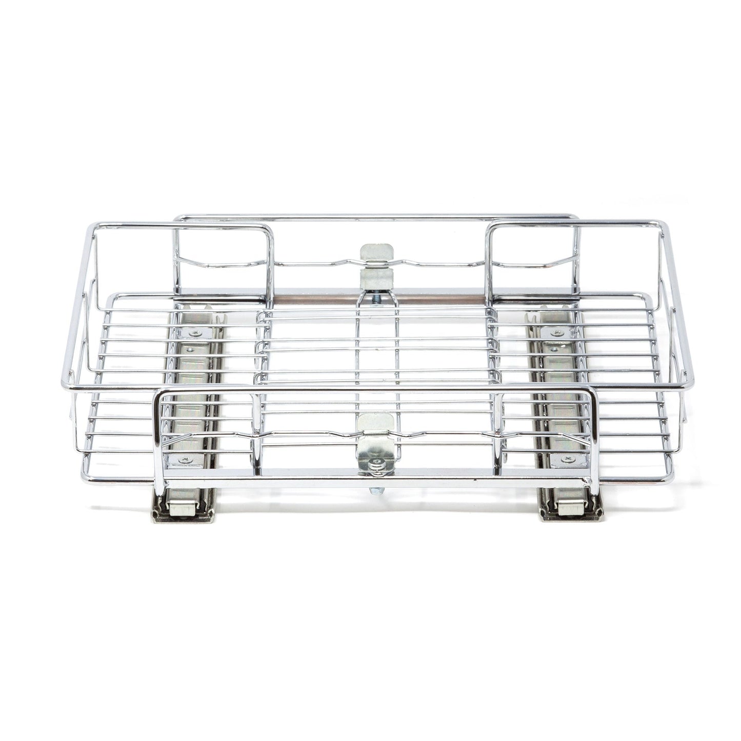 Origami 2SD-10 Kitchen Sliding Pullout Cabinet Storage Organizer, Silver, 2 Pack