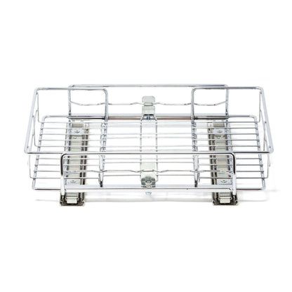 Origami 2SD-10 Kitchen Sliding Pullout Cabinet Storage Organizer, Silver, 2 Pack