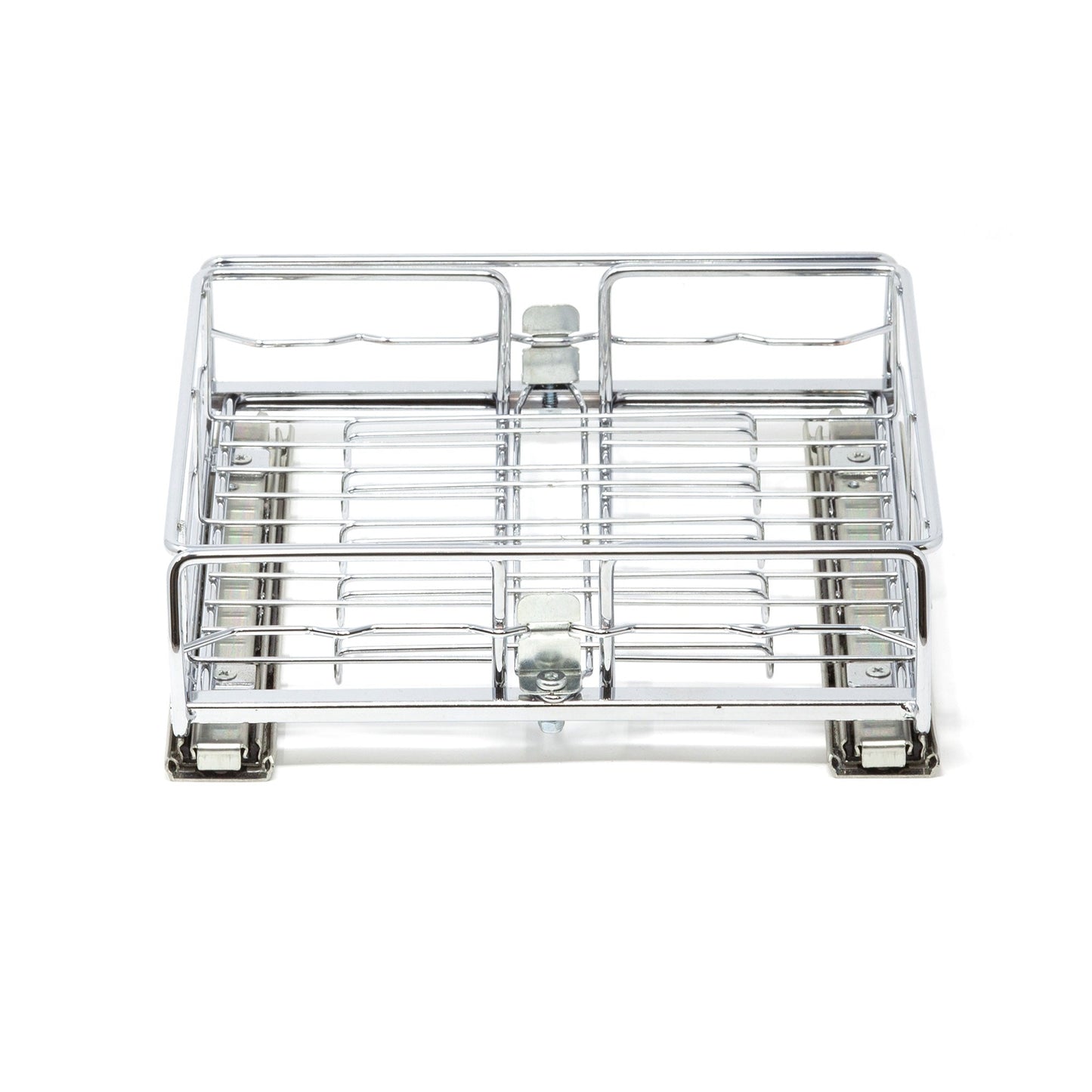 Origami 2SD-10 Kitchen Sliding Pullout Cabinet Storage Organizer, Silver, 2 Pack