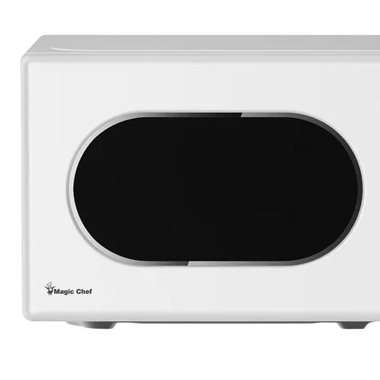 Magic Chef 0.7 Cubic Feet 700W Small Classic Retro Countertop Microwave, White