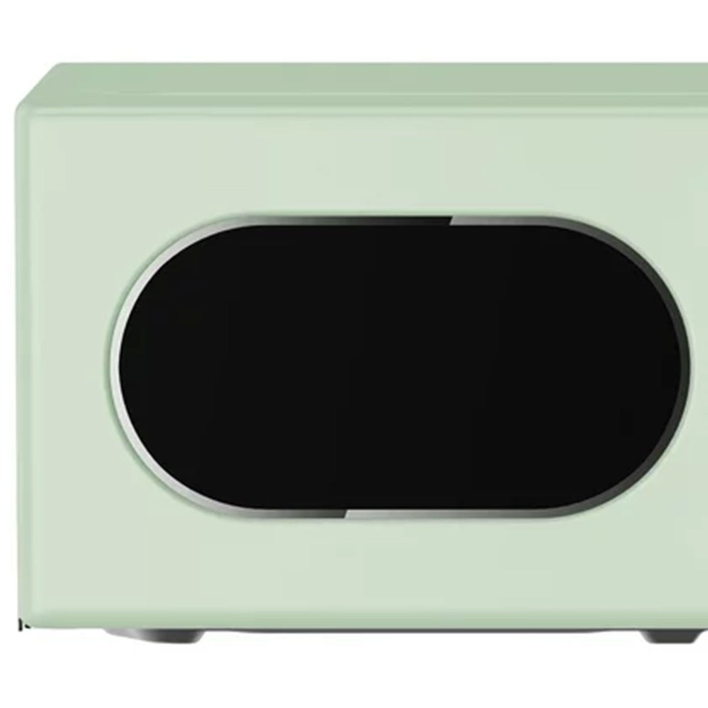 Magic Chef 0.7 Cubic Feet 700W Small Classic Retro Countertop Microwave, Green