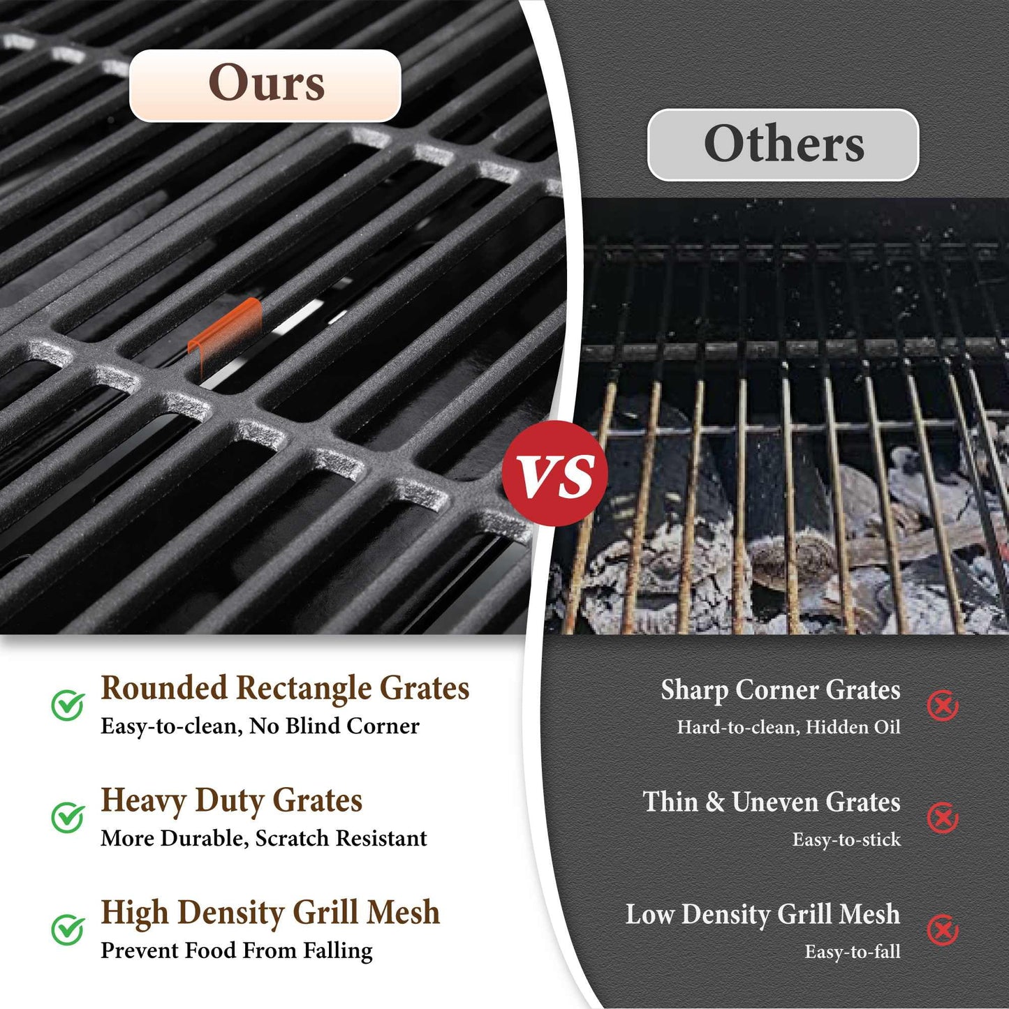 MF Studio 4 Burner Propane Gas Outdoor Grill with Side Burner Stainless Steel BBQ Grill