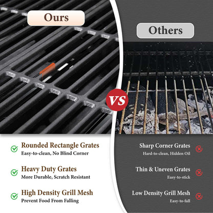 MF Studio 4 Burner Propane Gas Outdoor Grill with Side Burner Stainless Steel BBQ Grill