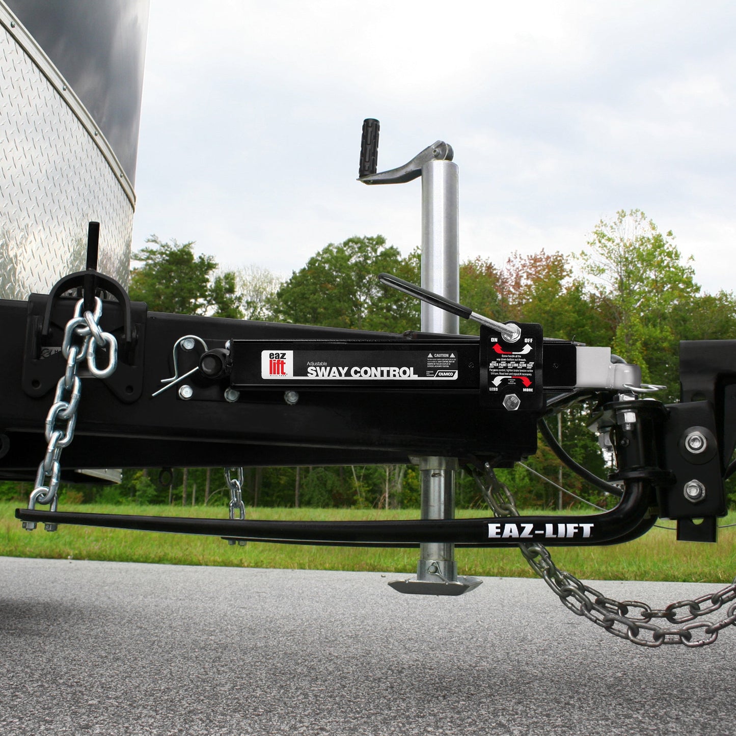 Camco Eaz-Lift Weight Distribution Hitch Sway Control RV Trailer Right, Black - Find Fresh Goods