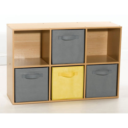 ClosetMaid Cubeicals Fabric Drawer, Open Storage Organizing Bin, Gray (2 Pack)