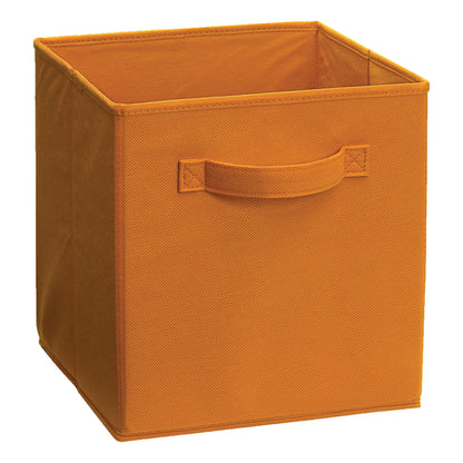 ClosetMaid Cubeicals Fabric Drawer, Open Storage Organizing Bin, Orange (2 Pack)