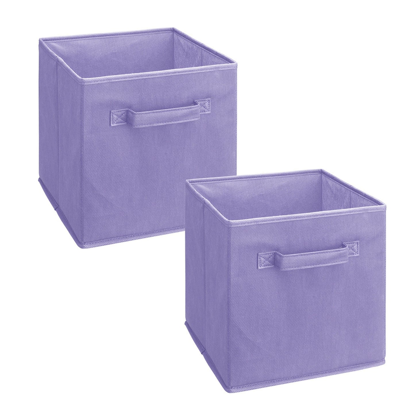 ClosetMaid Cubeicals Fabric Drawer, Open Storage Organizing Bin, Purple (2 Pack)
