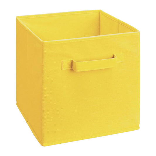 ClosetMaid Cubeicals Fabric Drawer, Open Storage Organizing Bin, Yellow