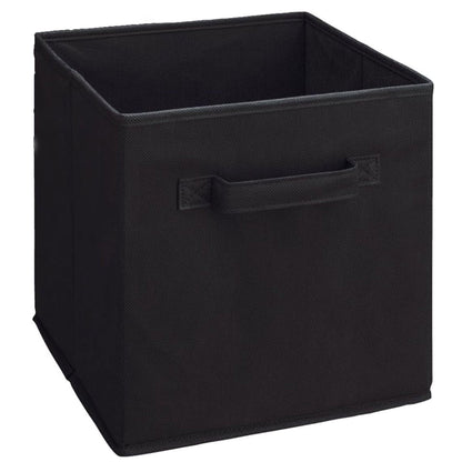 ClosetMaid Cubeicals Fabric Drawer, Open Storage Organizing Bin, Black (2 Pack)