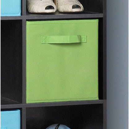 ClosetMaid Cubeicals Fabric Drawer, Open Storage Organizing Bin, Green (2 Pack)
