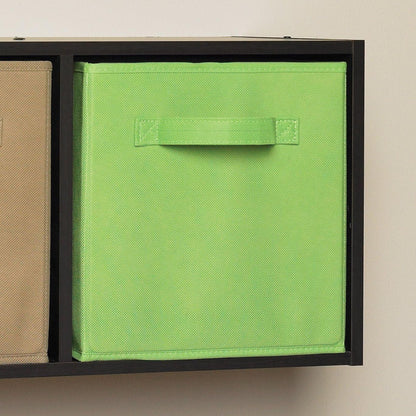 ClosetMaid Cubeicals Fabric Drawer, Open Storage Organizing Bin, Green (2 Pack)