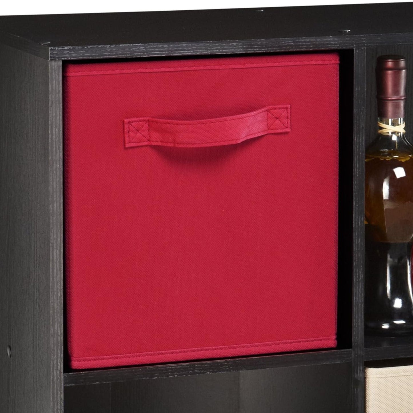 ClosetMaid Cubeicals Fabric Drawer, Open Storage Organizing Bin, Red (2 Pack)