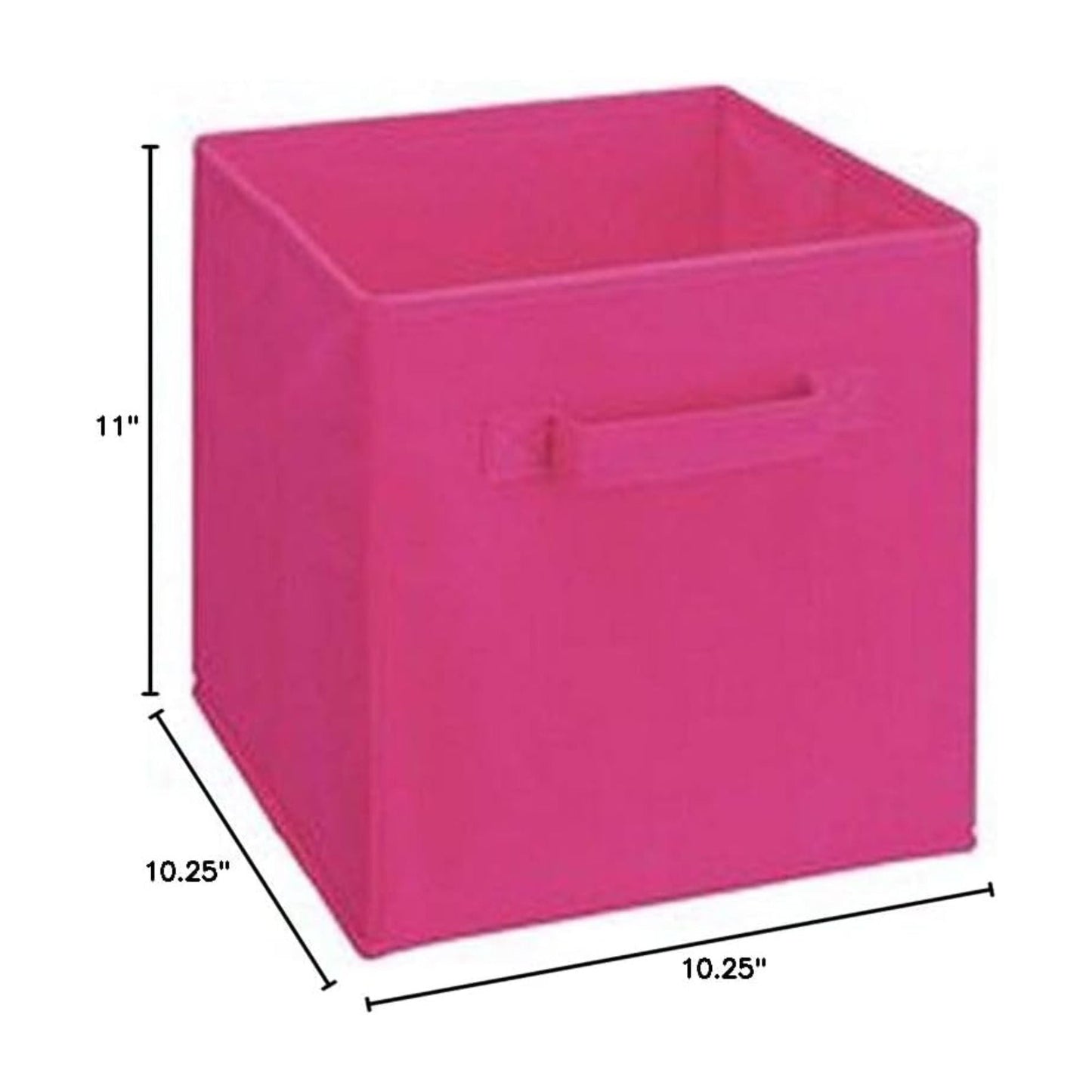 ClosetMaid Cubeicals Fabric Drawer, Open Storage Organizing Bin, Bright Pink