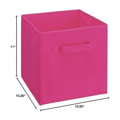 ClosetMaid Cubeicals Fabric Drawer, Open Storage Organizing Bin, Bright Pink