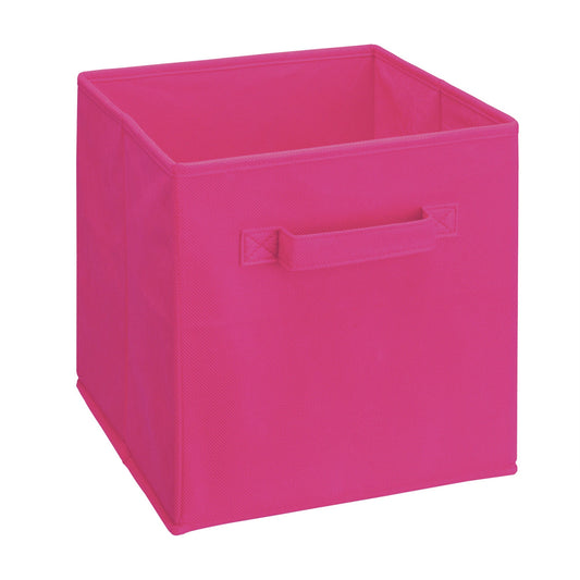 ClosetMaid Cubeicals Fabric Drawer, Open Storage Organizing Bin, Bright Pink